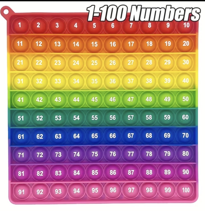Pop it Liczby 1-100
