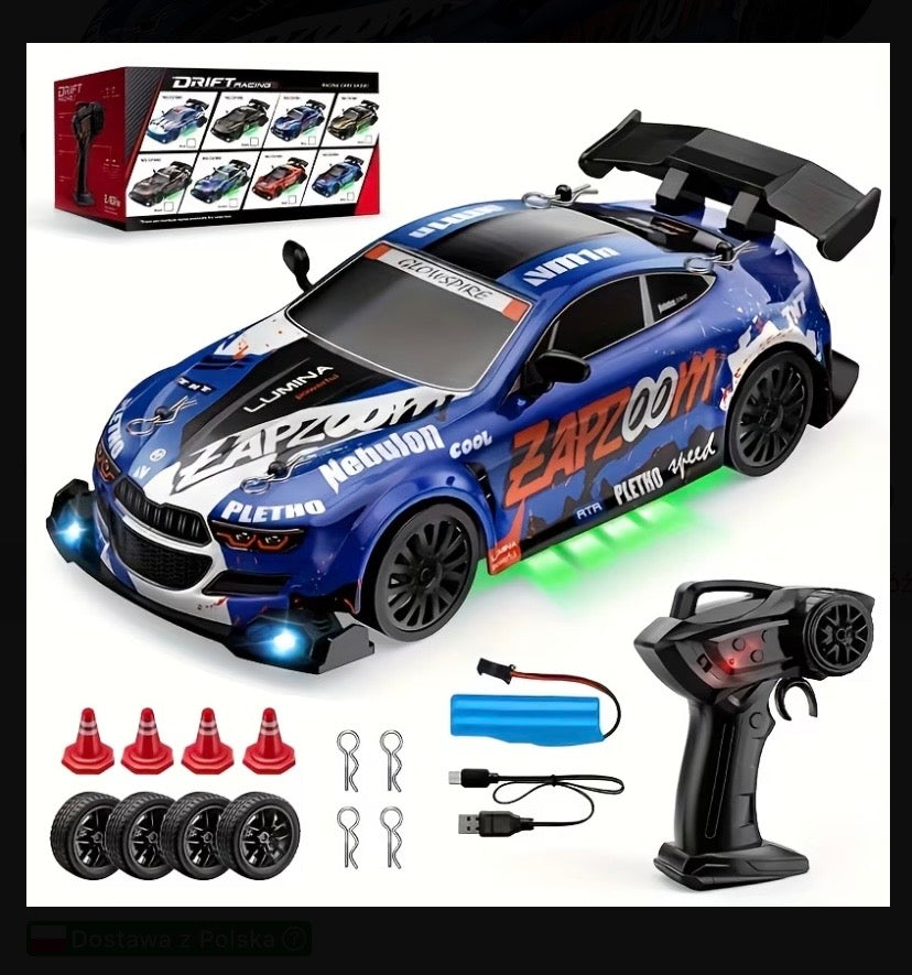 Samochód do driftu RC 4WD w skali 1:24,