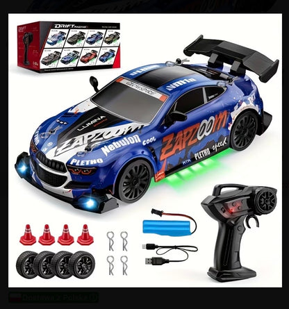 Samochód do driftu RC 4WD w skali 1:24,