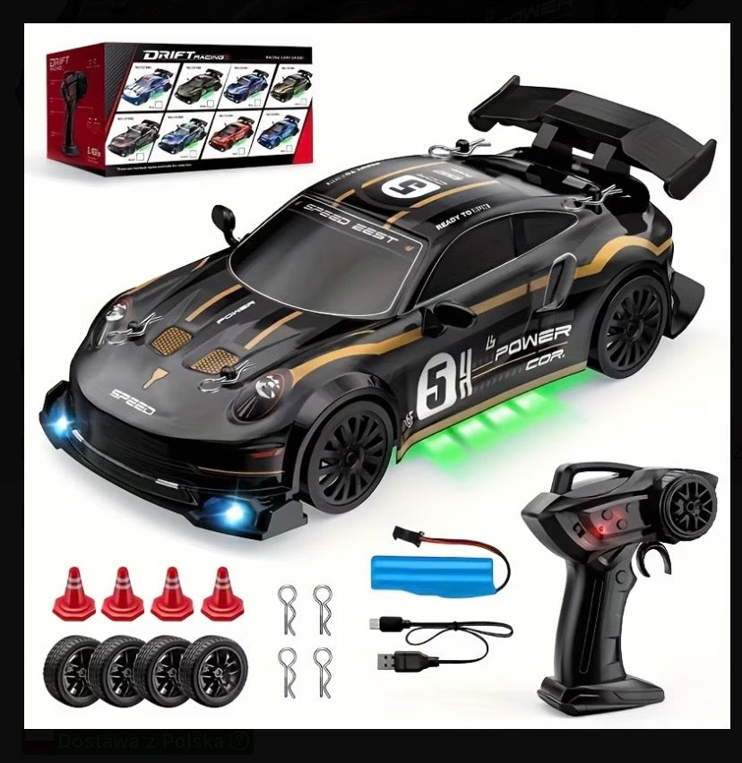 Samochód do driftu RC 4WD w skali 1:24,